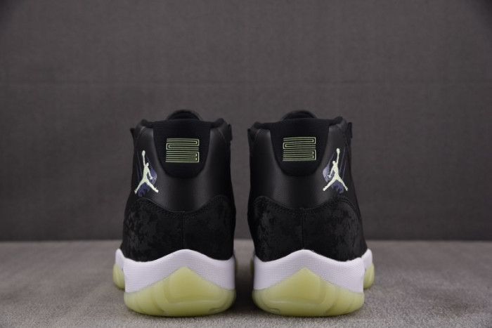 Air Jordan 11 Retro Black Barely Volt IB1378-001